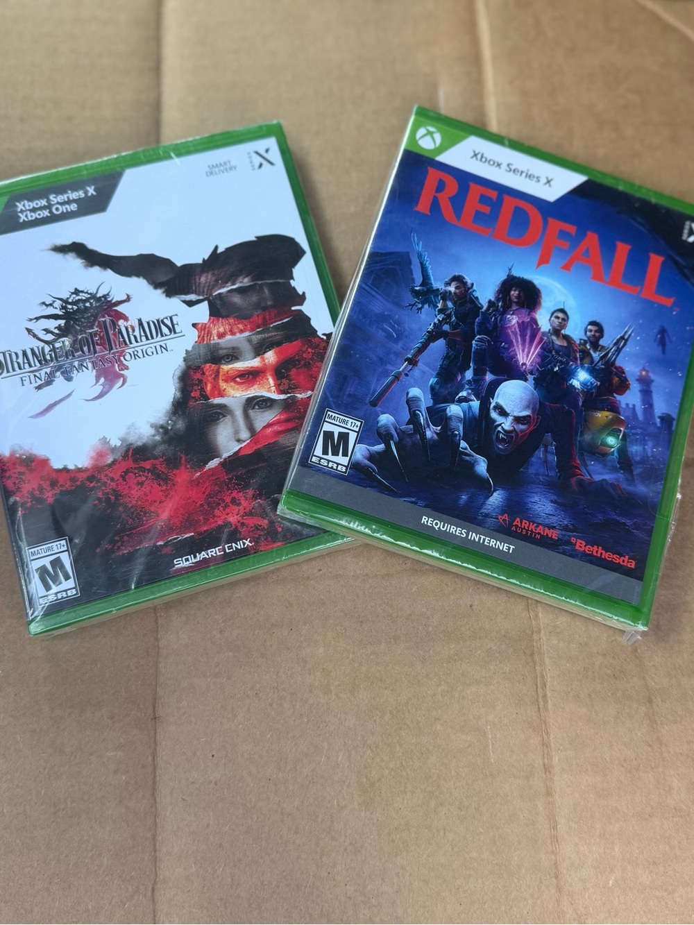 Xbox Series X/S Final Fantasy Stranger of Paradise & Redfall Video Games Bundle